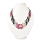 Natural Multi Sapphire Rondelle Smooth Beads Necklace