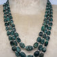 Natural Emerald Tumble Gemstone Beads Necklace
